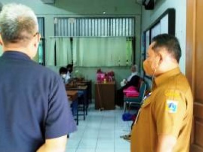 Monitoring Dinas Pendidikan pelaksanan US TA 2021/2022