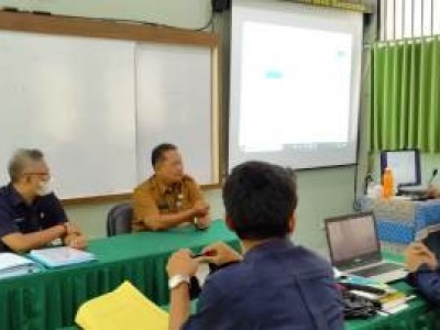 Monitoring Dinas Pendidikan pelaksanan US TA 2021/2022