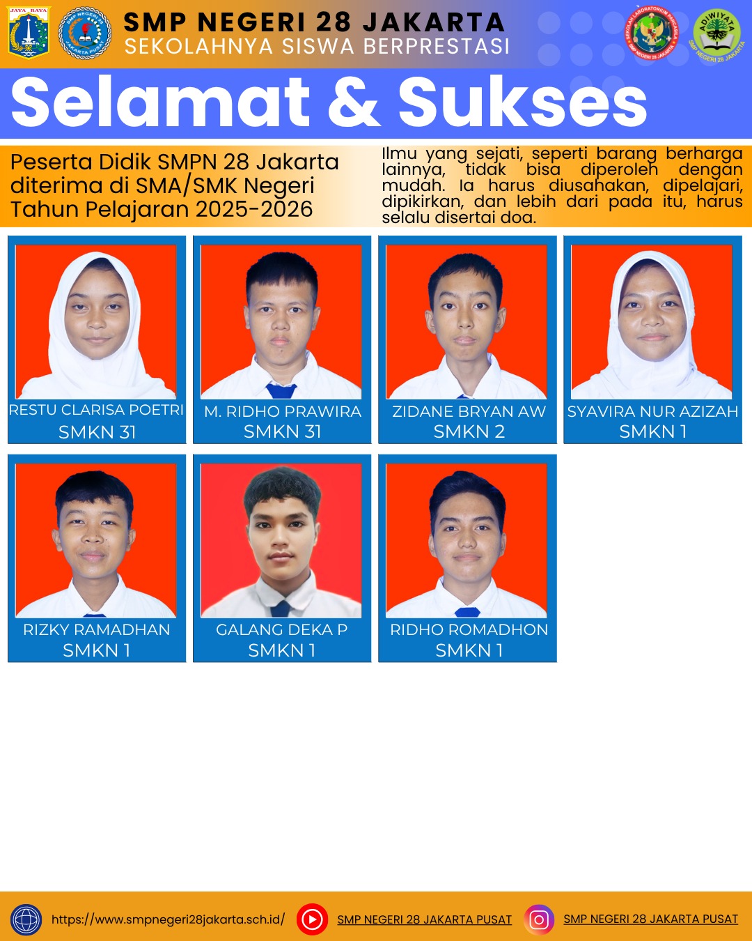 SELAMAT & SUKSES
