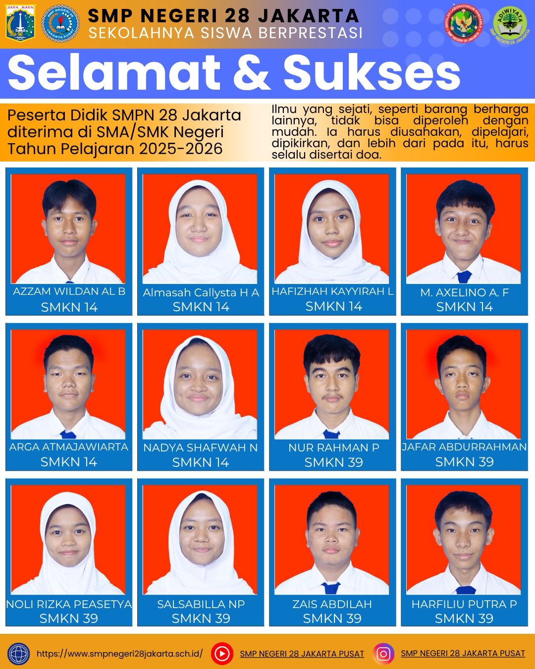SELAMAT & SUKSES